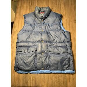 Vintage Down Designs Lacrosse Wisconsin Green Goose Down Vest